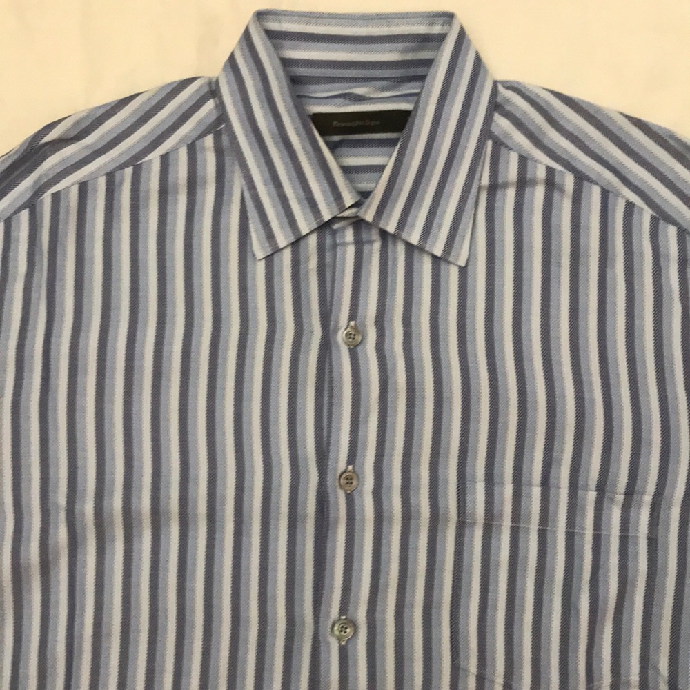 Ermenegildo Zegna Long Sleeve Dress Shirt